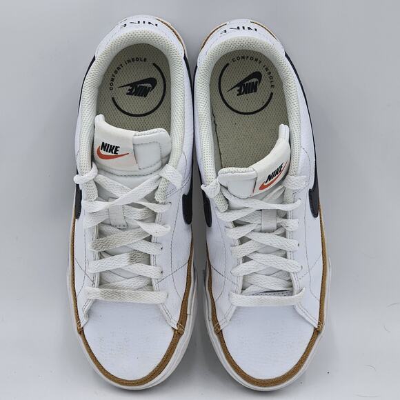 Nike Court Legacy CU4149-102 White/Desert/Ochre Women's Size 8 - Picture 3 of 12
